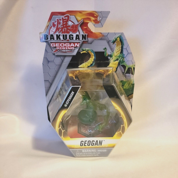 Bakugan Geogan Rising Geogan Viperagon Green Damaged Packaging - Picture 1 of 6